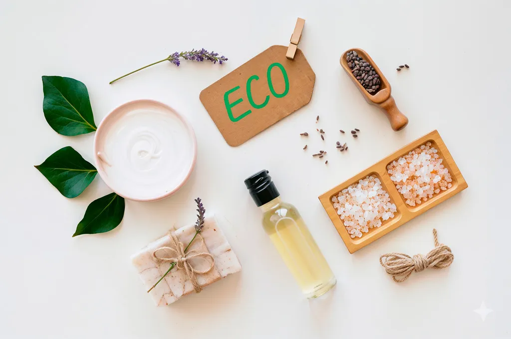 productos agroecológicos sobre un fondo blanco