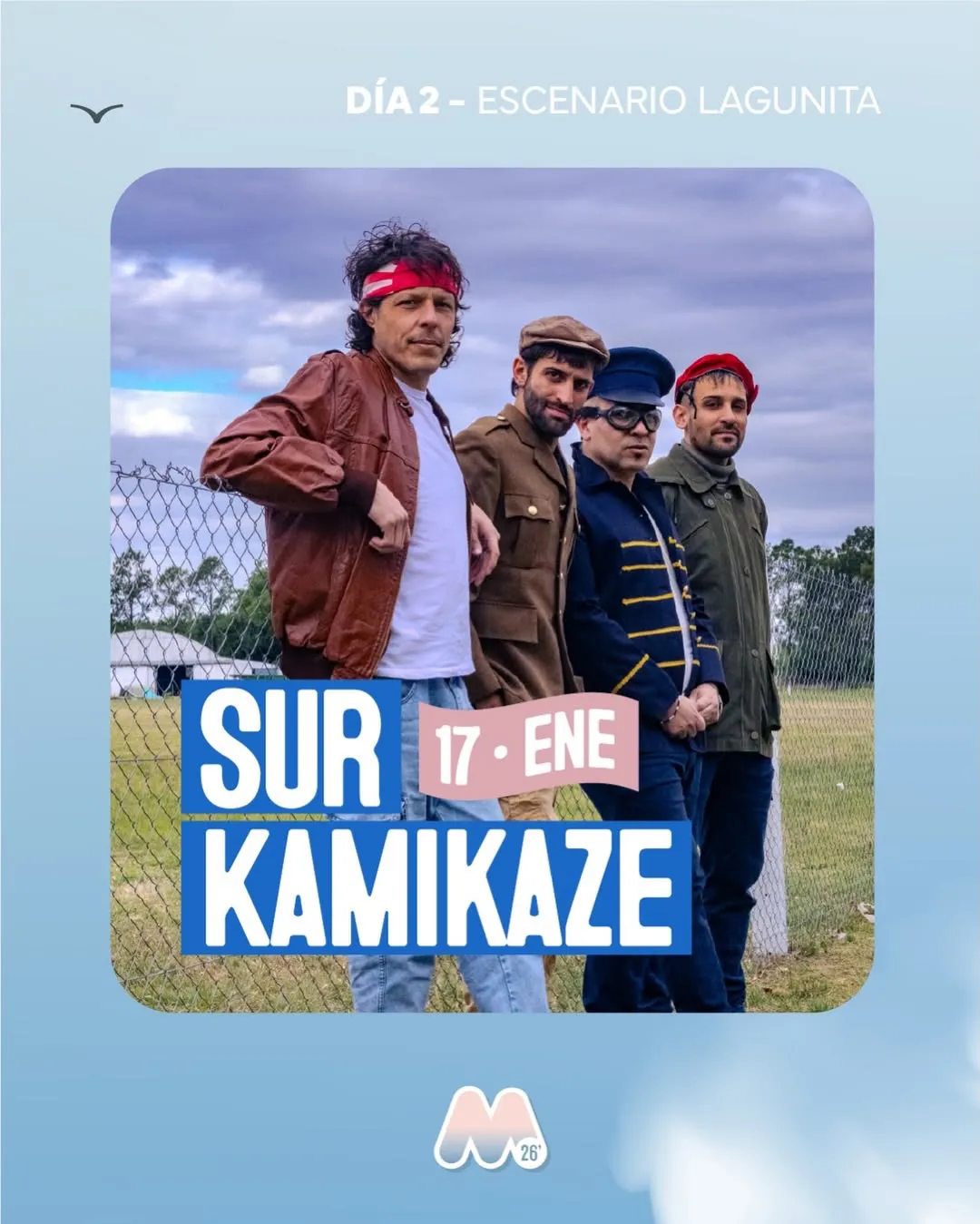 Sur Kamikase música en vivo 17 de enero en mionca escenario lagunita