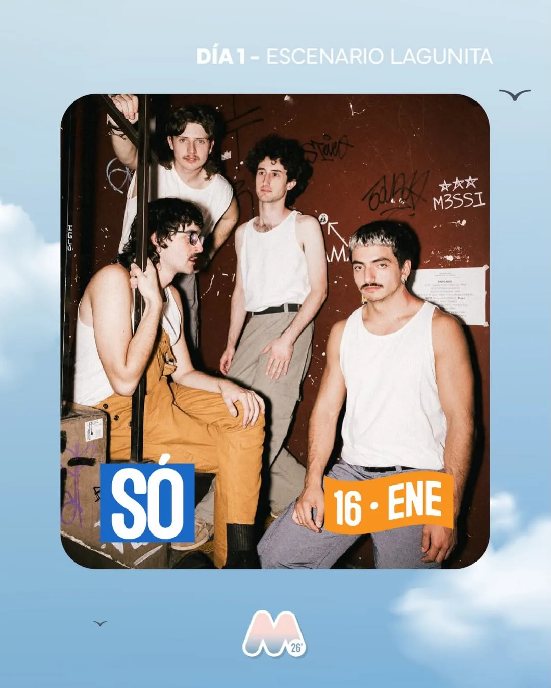 Só. Banda de musica funk, neosoul, RnB, etc. que busca que todos seamos parte de la musica. No tiene fronteras en lo musical.