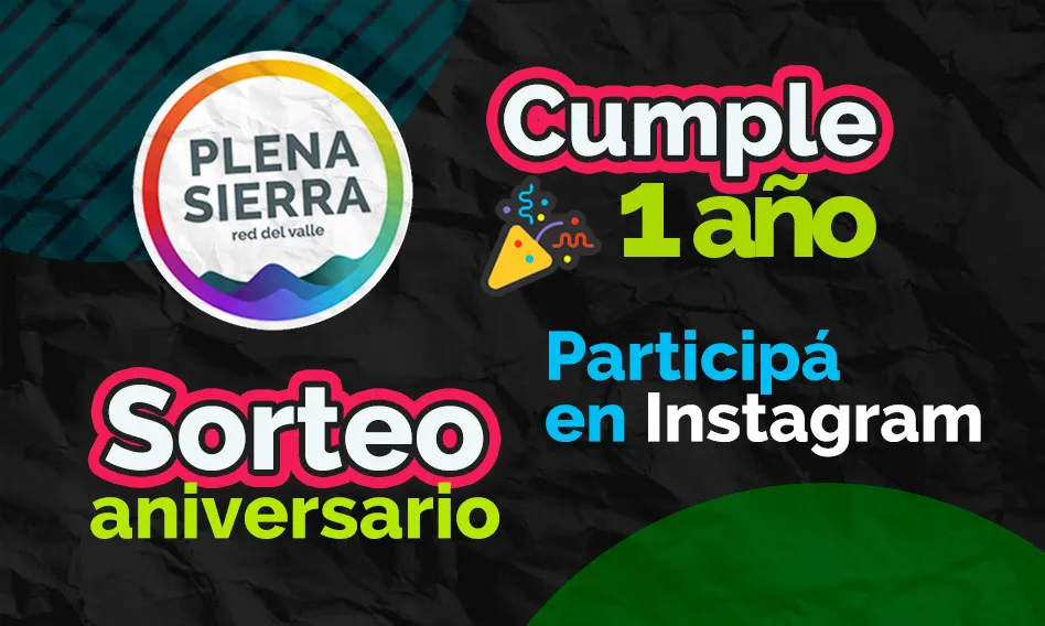 Plena Sierra celebra su primer aniversario con un sorteo que reúne a emprendedoras, artesanos y comercios del Valle de Paravachasca