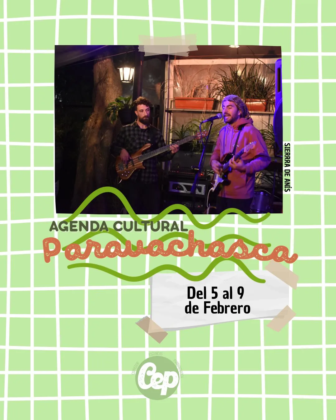 Agenda Cultural del Corredor Escénicas Paravachasca del 29 de enero al 2 de febrero, espacios culturales y eventos del Valle de Paravachasca - Alta Gracia