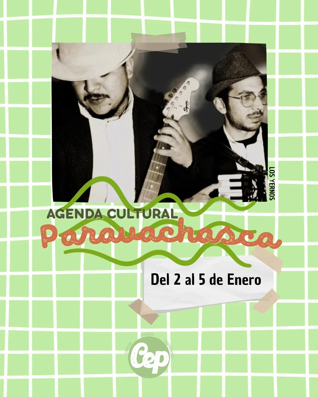 Agenda Cultural del Corredor Escénicas Paravachasca del 2 de enero al 5 de enero, espacios culturales y eventos del Valle de Paravachasca - Alta Gracia