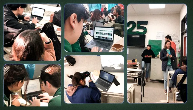 Actividad educativa de la Comunidad Científica Paravachasca junto a escuelas del Valle, con proyectos Wikimedia en Los Aromos y charlas sobre práctica científica en la Escuela Normal Superior República de Italia de Alta Gracia