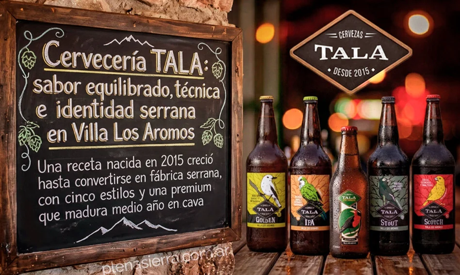 Una receta nacida en 2015 creció hasta convertirse en fábrica serrana, con cinco estilos y una premium que madura medio año en cava