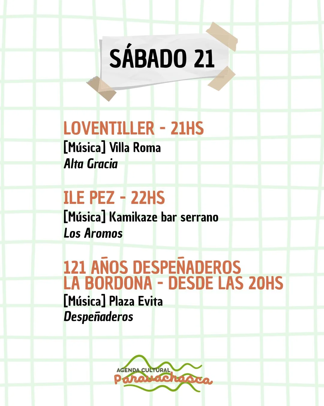 Agenda Cultural del Corredor Escénico Paravachasca para sábado 21 de marzo: espectáculos, talleres y propuestas artísticas en distintos espacios del valle. 2