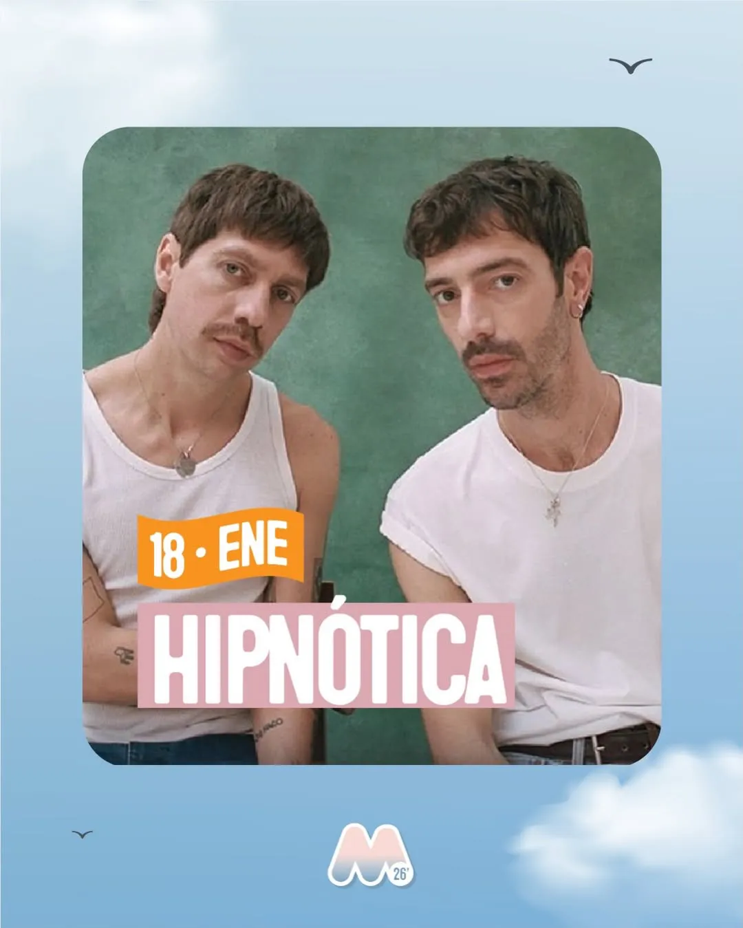 Hipnótica música en vivo 18 de enero en mionca escenario lagunita