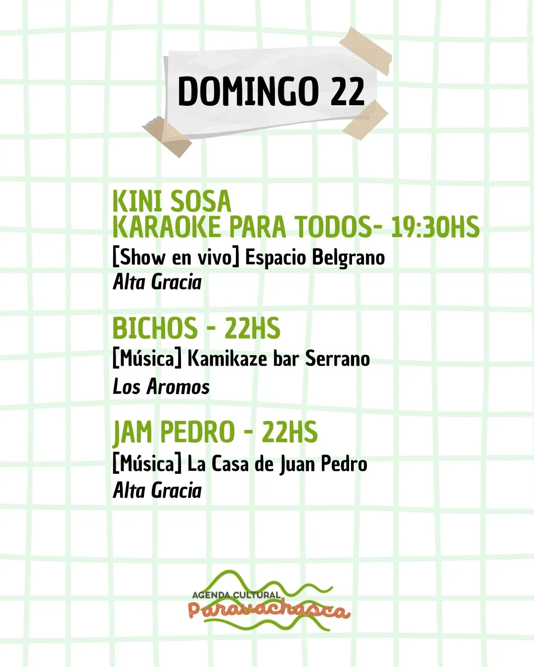 Agenda Cultural del Corredor Escénico Paravachasca para domingo 22 de marzo: espectáculos, talleres y propuestas artísticas en distintos espacios del valle