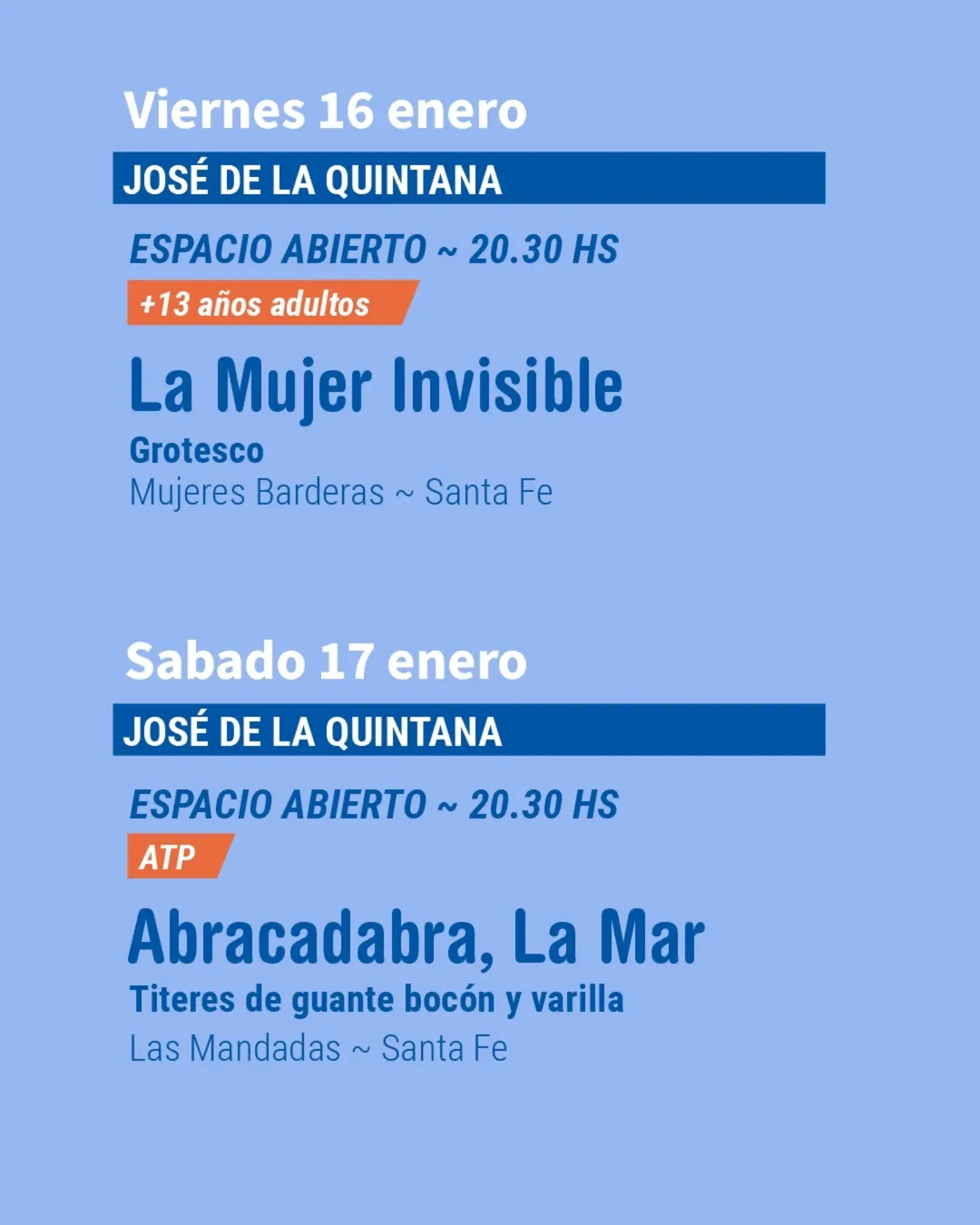 Abracadabra, La Mar - Las Mandadas